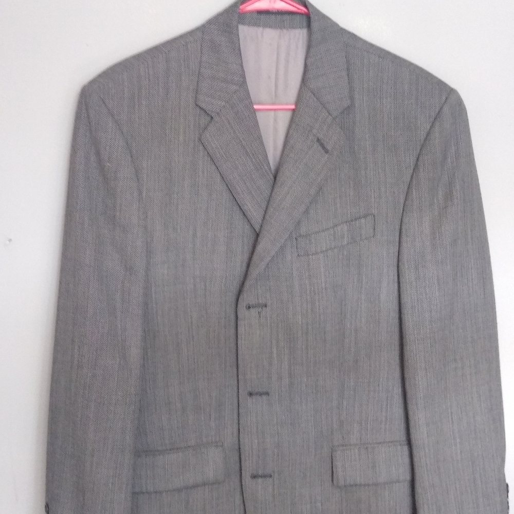 Calvin Klein Grey Suit Jacket in Perfect condition